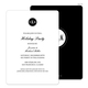 Black Circle Initials Invitations Image 4 of 11